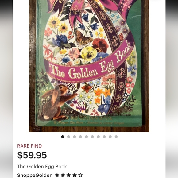 π£GOLDEN BOOK VINTAGE 1975 THE GOLDEN EGG BOOK HARDCOVER AN OLD FASHION STORY - Picture 3 of 15